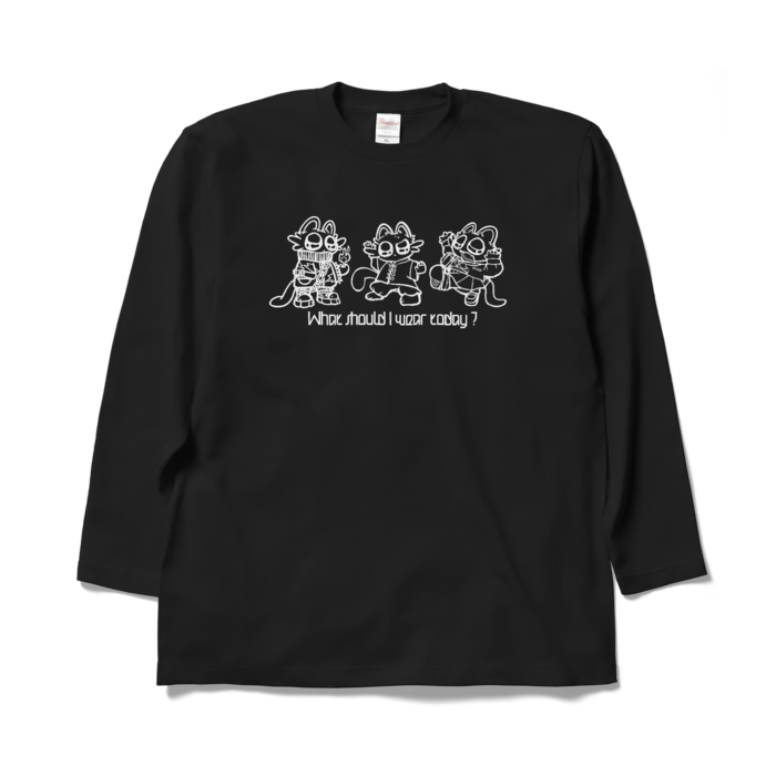 ロングスリーブTシャツ - XL - ブラック
