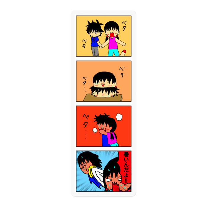 ステッカー - 100 x 100 (mm)