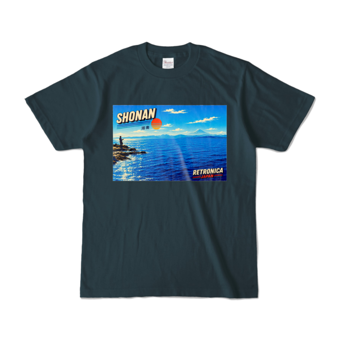 カラーTシャツ - S - デニム (濃色)