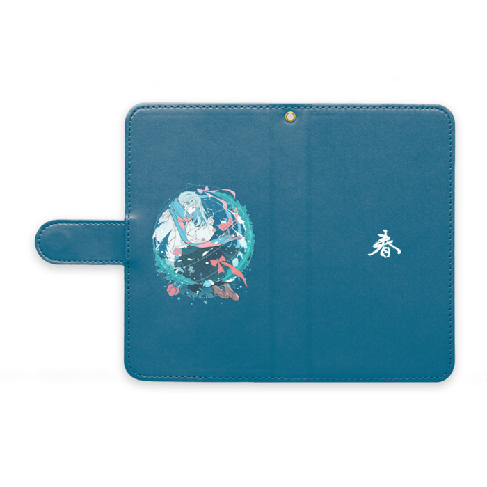 手帳型Androidケース - M - ストラップ穴 あり