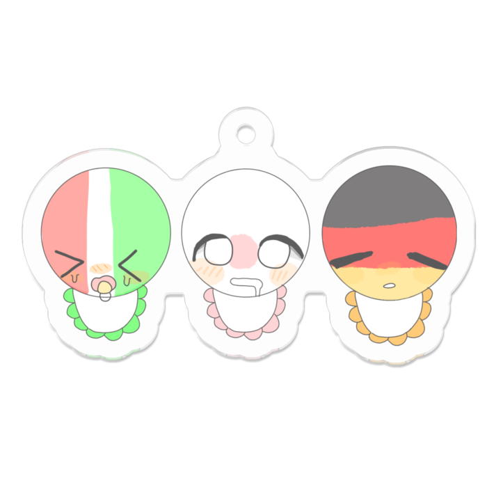 アクリルキーホルダー - 50 x 50 (mm)