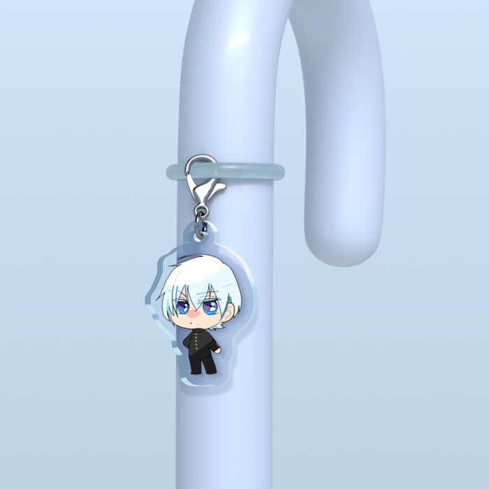 めじるしチャーム - 30 × 30mm【さちこ】クリア