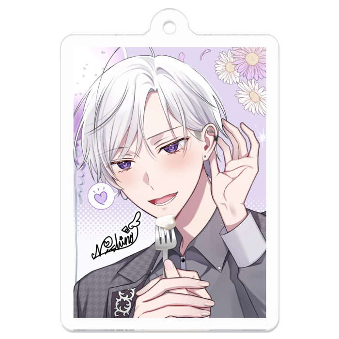 アクリルキーホルダー - 50 x 50 (mm)