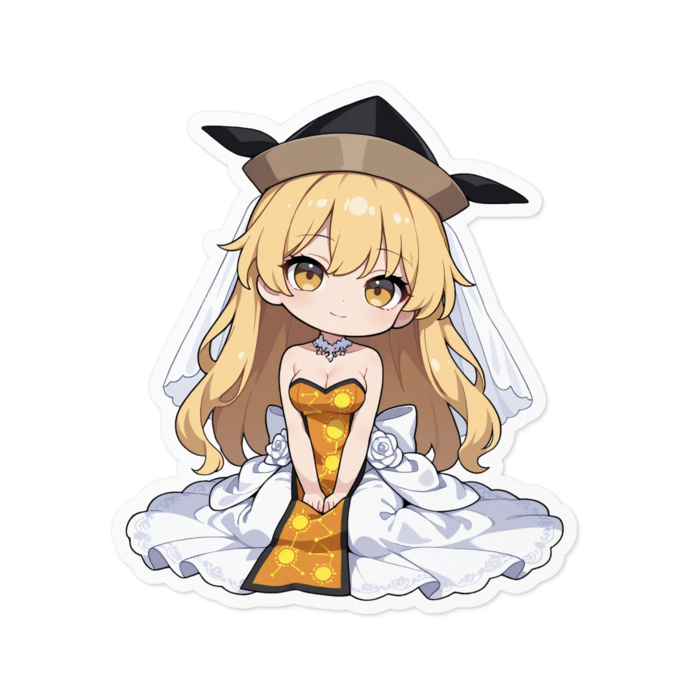 ステッカー - 100 x 100 (mm)(キャラのみ)