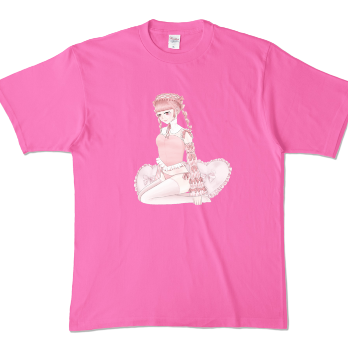 カラーTシャツ - XL - ピンク （濃色）