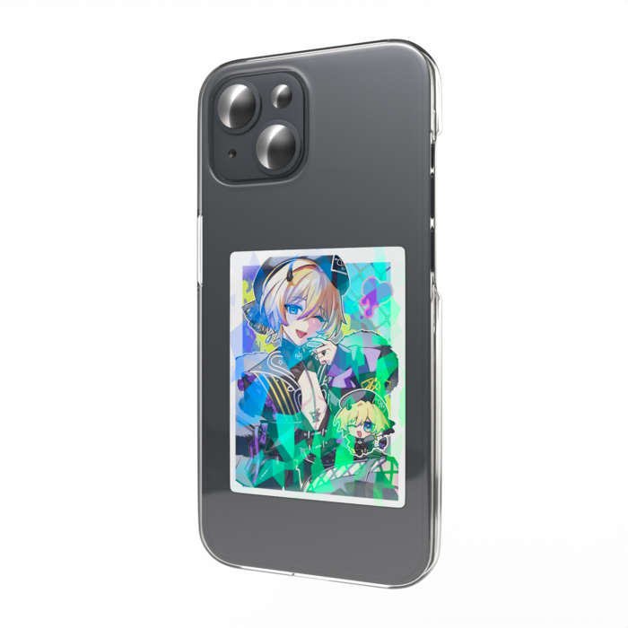 ホログラムスマホステッカー - 縦