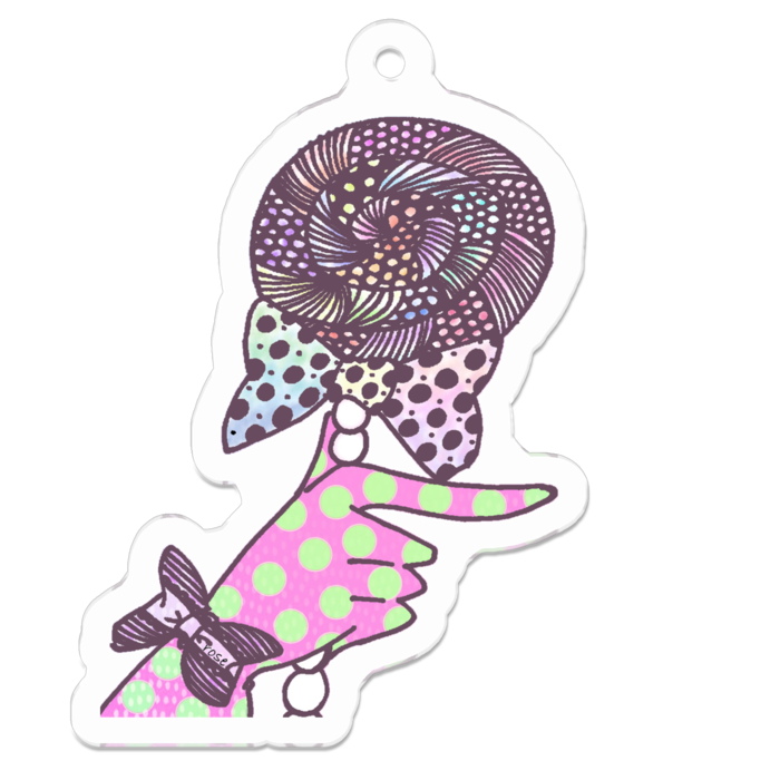 アクリルキーホルダー - 50 x 50 (mm)