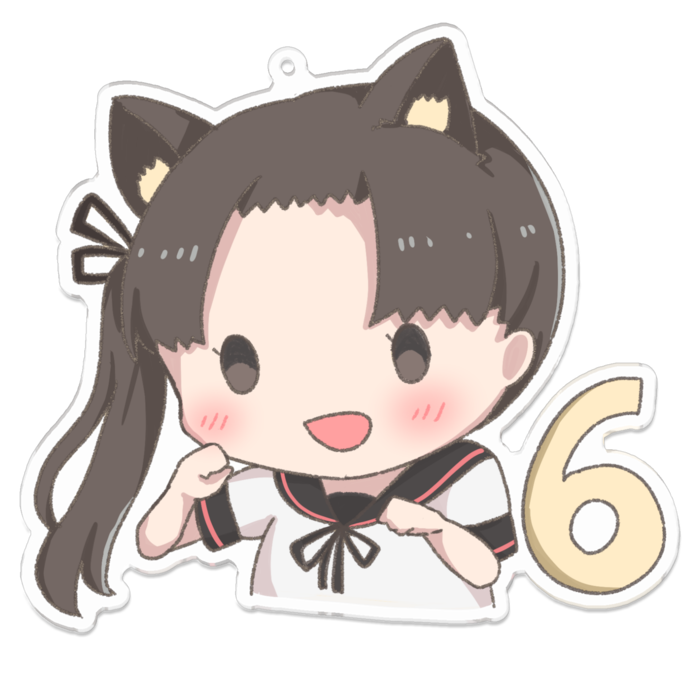 アクリルキーホルダー - 100 x 100 (mm)