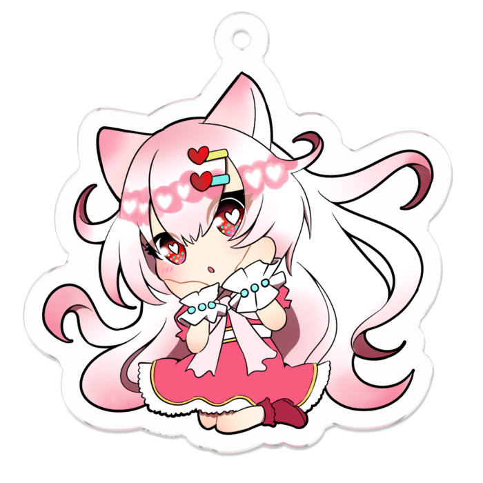アクリルキーホルダー - 50 x 50 (mm)
