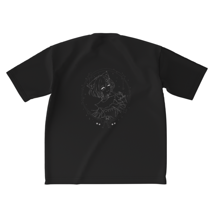 ビッグシルエットTシャツ - XL - ブラック