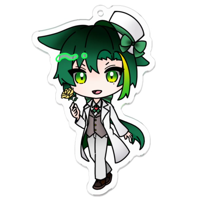 アクリルキーホルダー - 70 x 70 (mm) ボイス特典付き