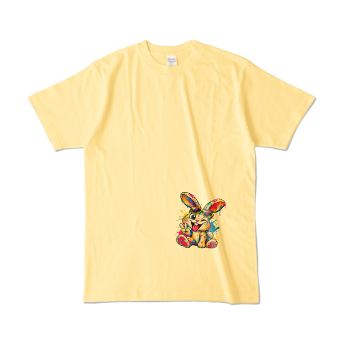 カラーTシャツ - L - ライトイエロー （淡色）