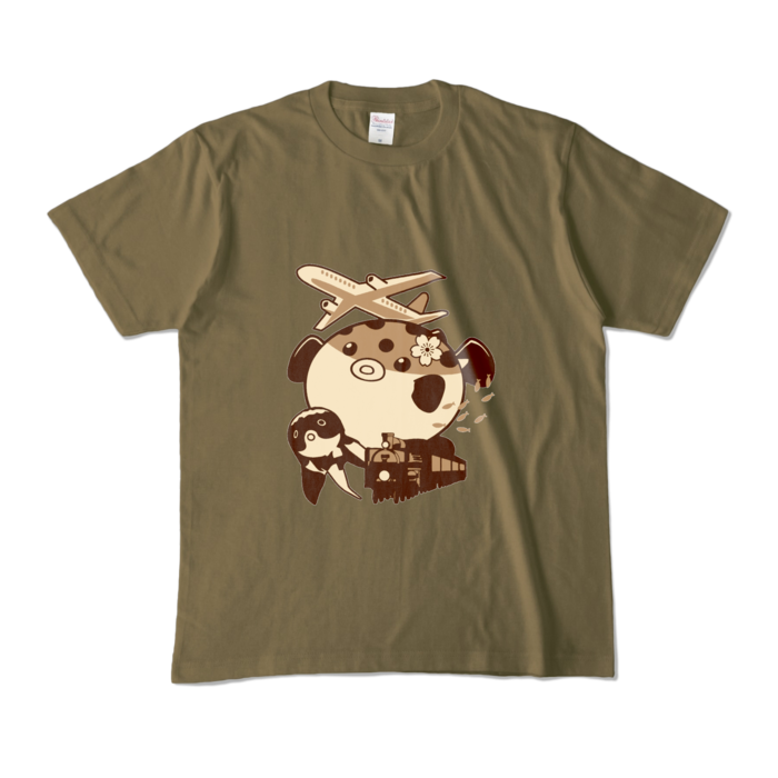 カラーTシャツ - M - オリーブ (濃色)