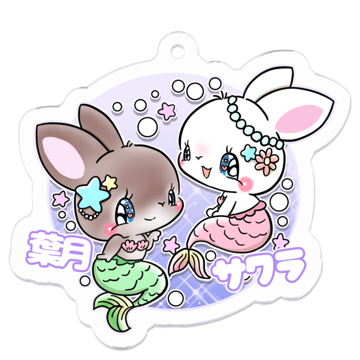 アクリルキーホルダー - 50 x 50 (mm)