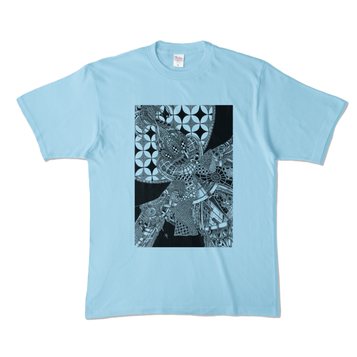 カラーTシャツ - XL - ライトブルー (淡色)
