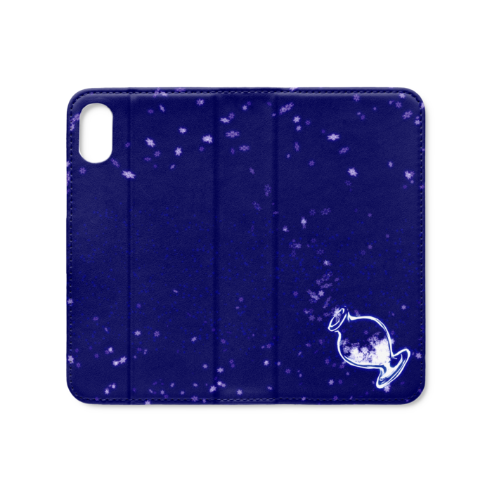 手帳型iPhoneケース(ベルトなし) - iPhone XS / X - ストラップ穴 なし