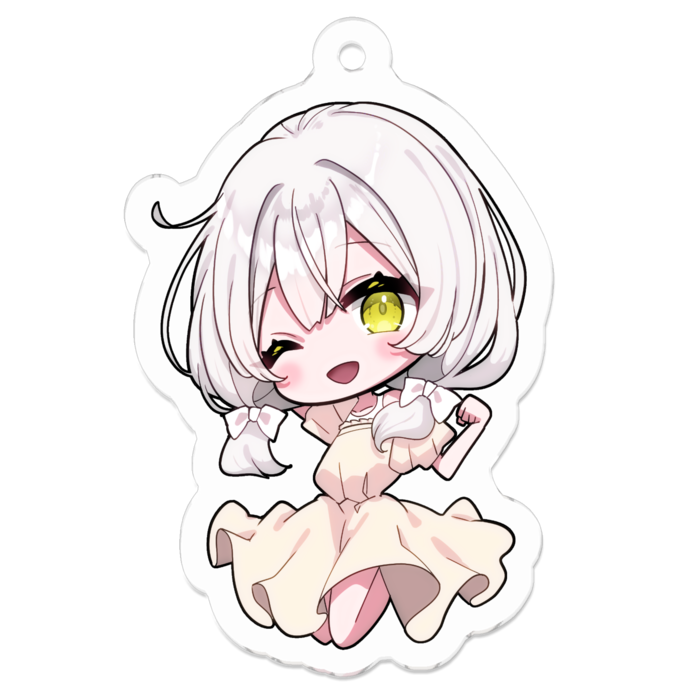 アクリルキーホルダー - 50 x 50 (mm)