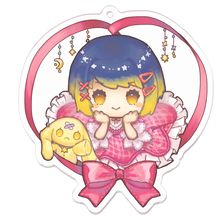 アクリルキーホルダー - 70 x 70 (mm)