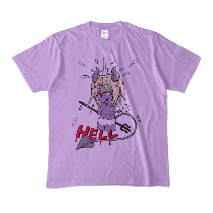 カラーTシャツ - M - ライトパープル (淡色)