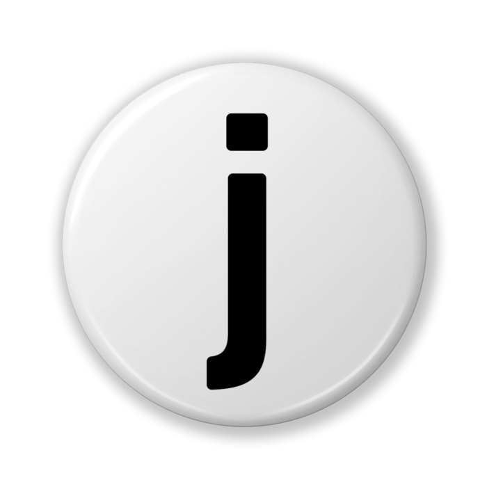 【j（ジェイ）】缶バッジ- 32mm