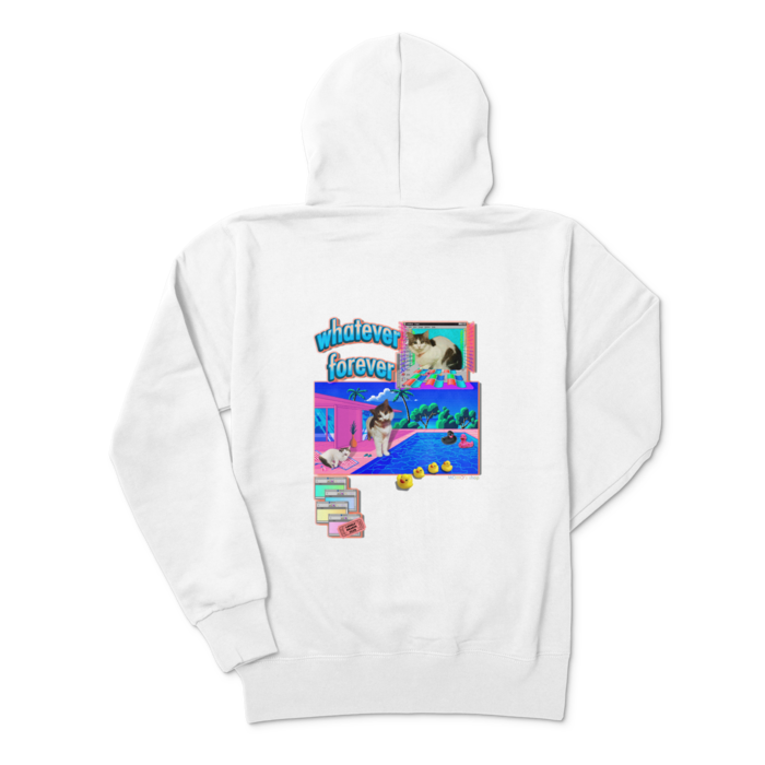 ジップパーカー - M - ホワイト