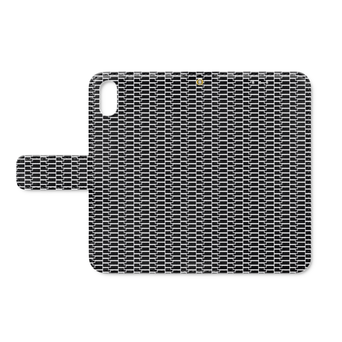 手帳型iPhoneケース - iPhone XS / X - ストラップ穴 あり