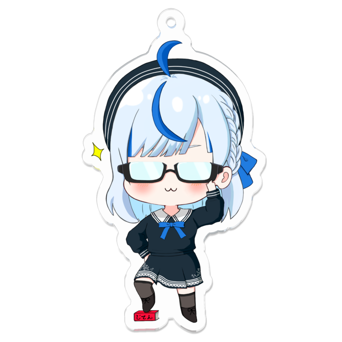 アクリルキーホルダー（コーティング） - 70 x 70 (mm)