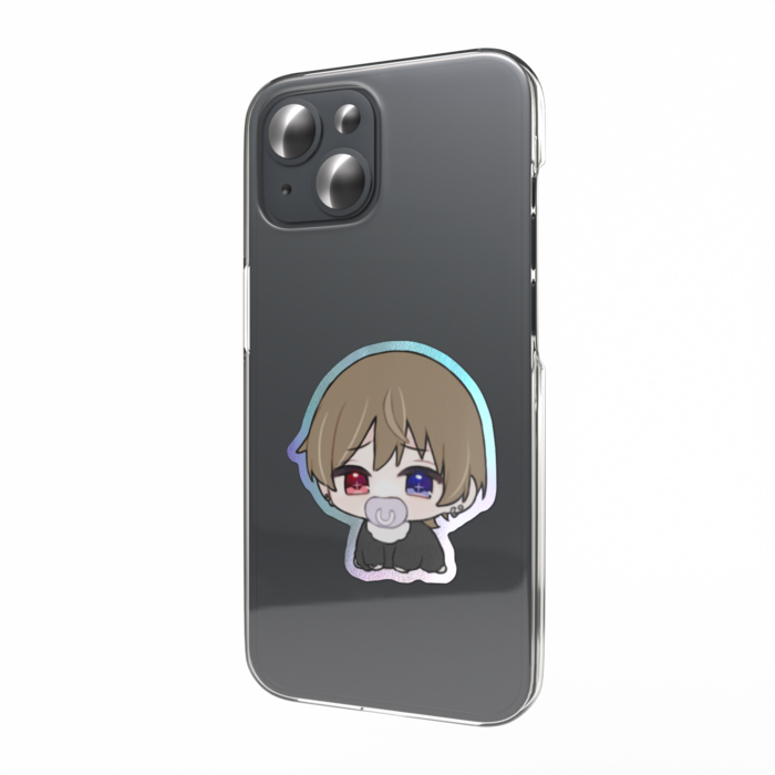 オーロラスマホステッカー - 縦