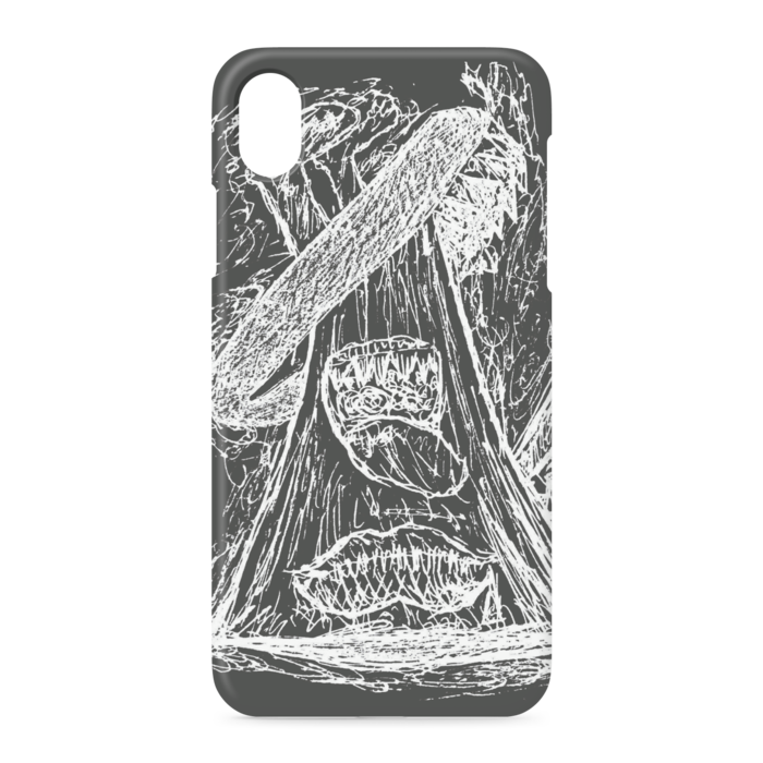 iPhoneケース - iPhone XR - 側面あり - BRACK