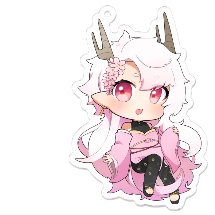 ミニキャラ長髪しだれ