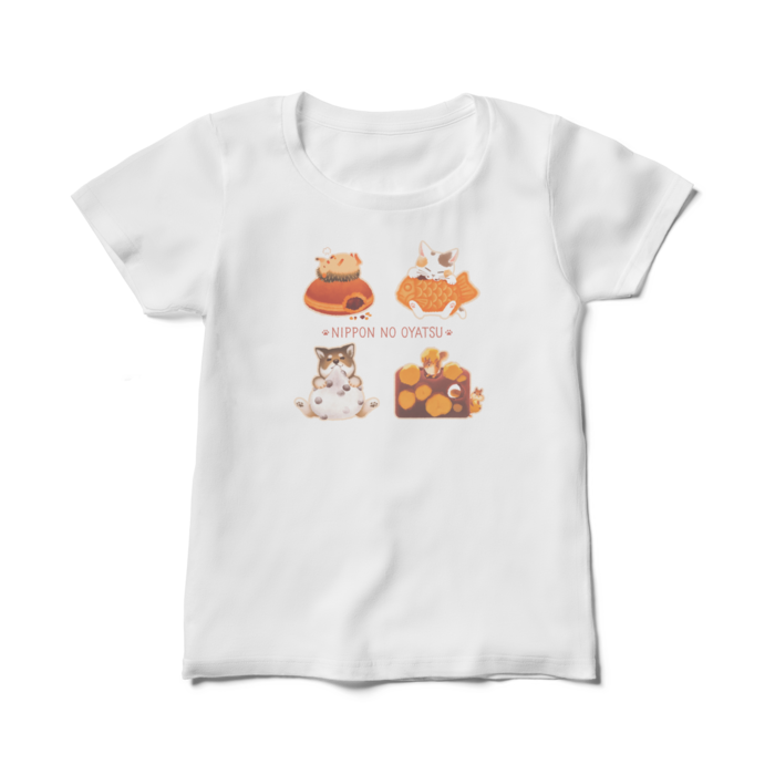 Tシャツ レディース ニッポンのおやつ もももーこ Booth Booth