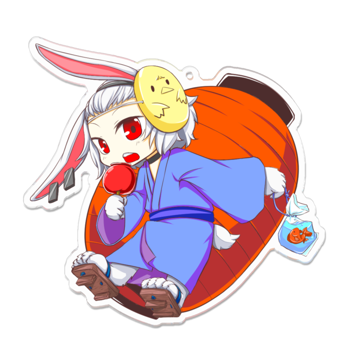 アクリルキーホルダー - 100 x 100 (mm)　Ｌ