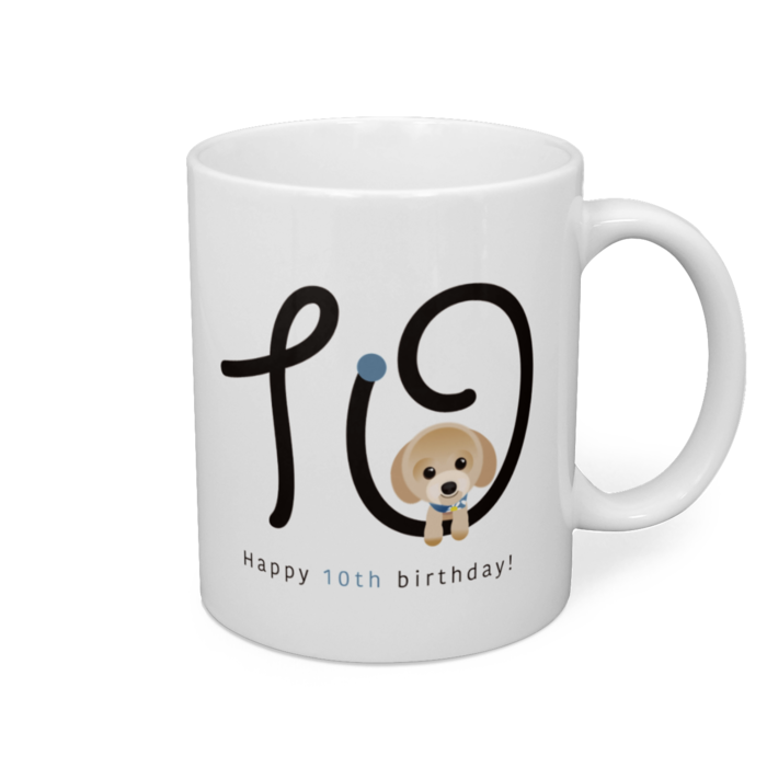 マグカップ - 直径 8 cm / 高さ 9.5 cm