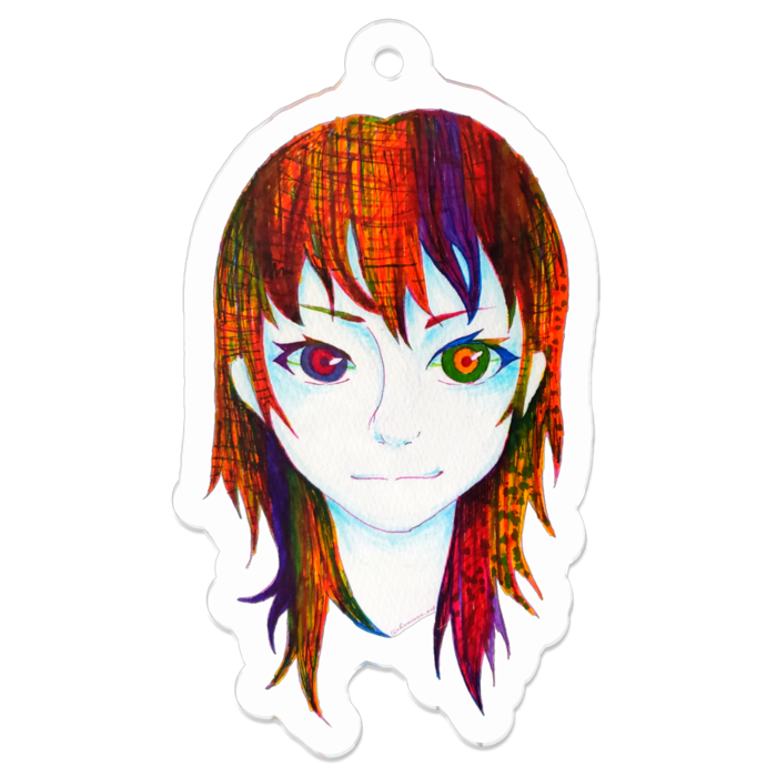 カラフル アクキー - 50 x 50 (mm)