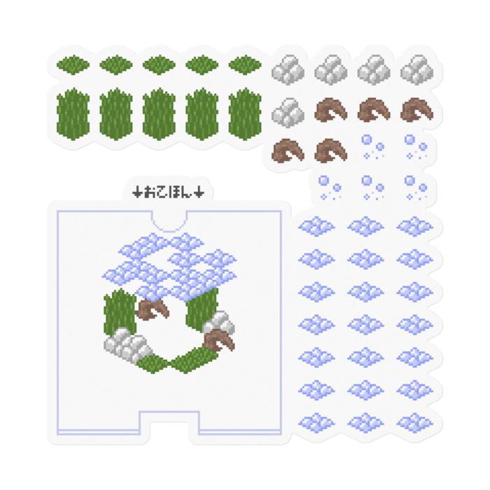 ステッカー - 100 x 100 (mm)
