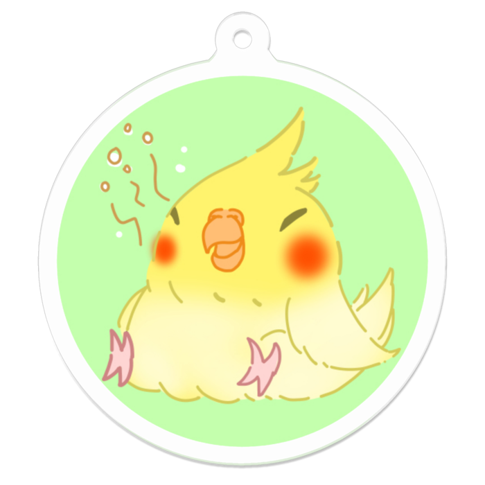 アクリルキーホルダー - 50 x 50 (mm)