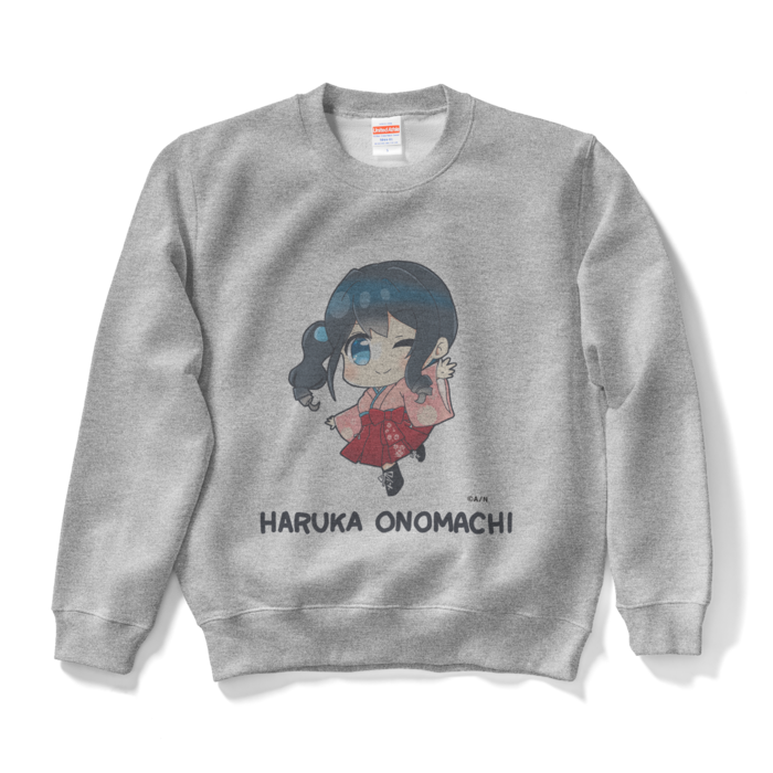 小野町春香_オリジナルスウェット　グレーS