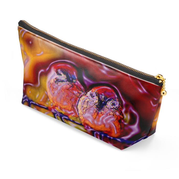 ポーチ - 長さ21.5cm / 高さ10cm - ブラック