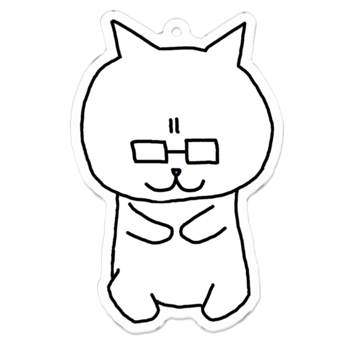 アクリルキーホルダー - 70 x 70 (mm)