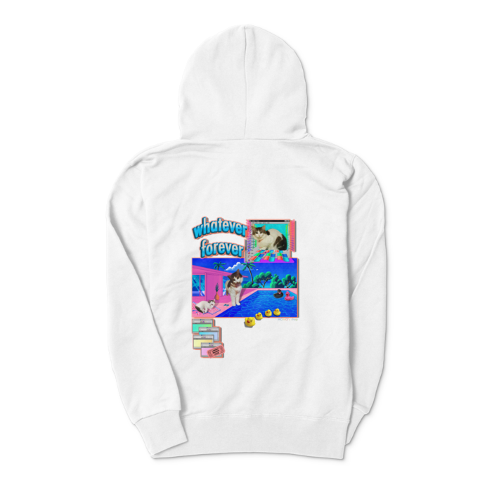 ジップパーカー - S - ホワイト