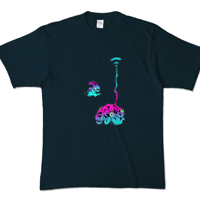 カラーTシャツ - XL - ネイビー (濃色)(4)