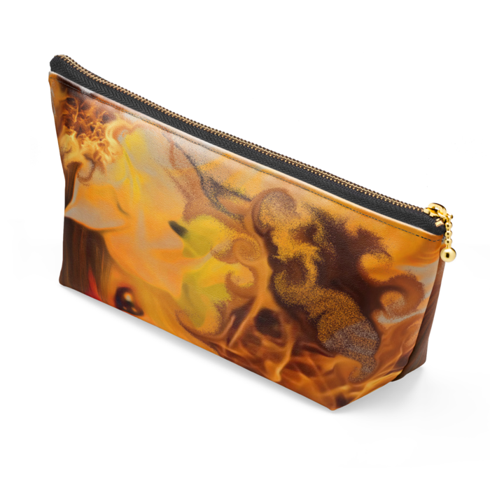 ポーチ - 長さ21.5cm / 高さ10cm - ブラック