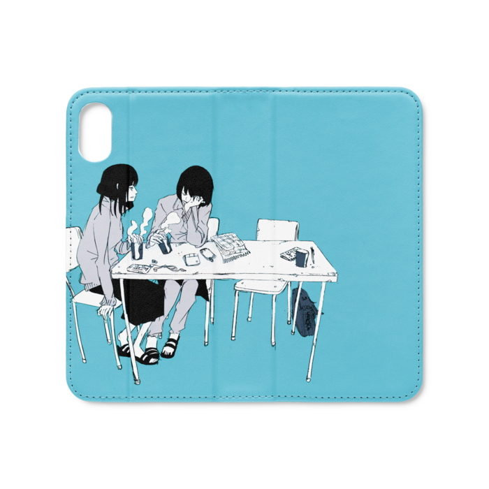 手帳型iPhoneケース(ベルトなし) - iPhone XS / X - ストラップ穴 なし