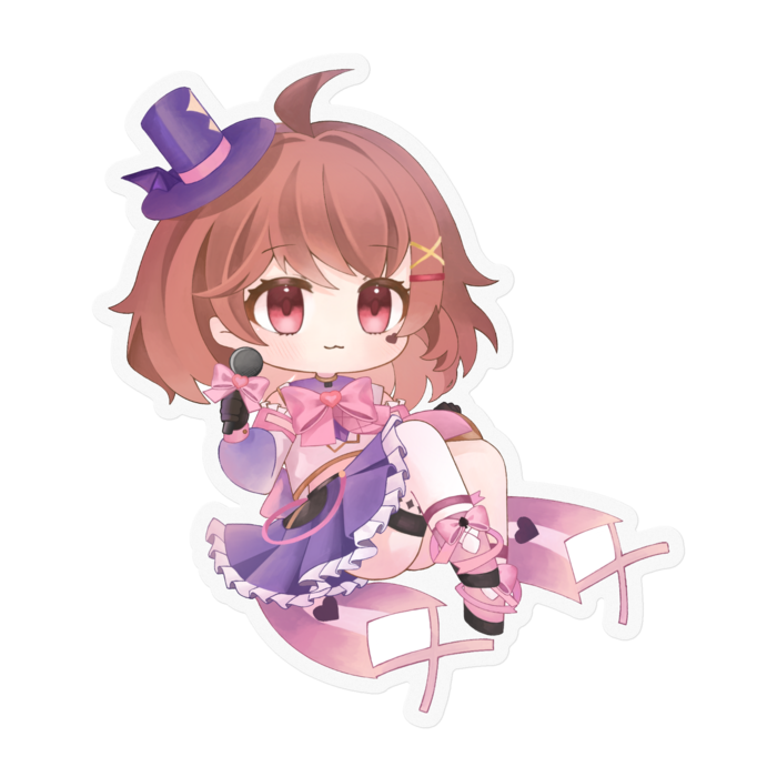 クリアステッカー - 100 x 100 (mm)