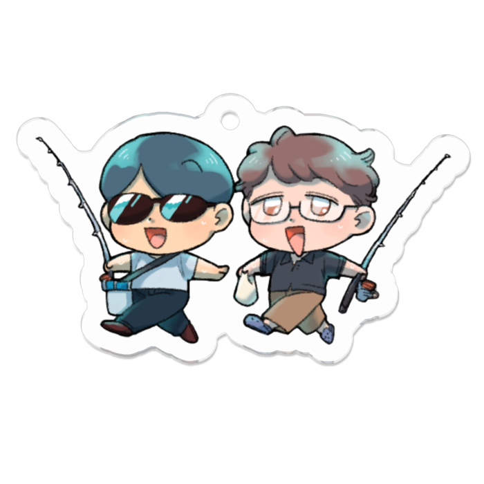 【文字なし】アクリルキーホルダー - 50 x 50 (mm)