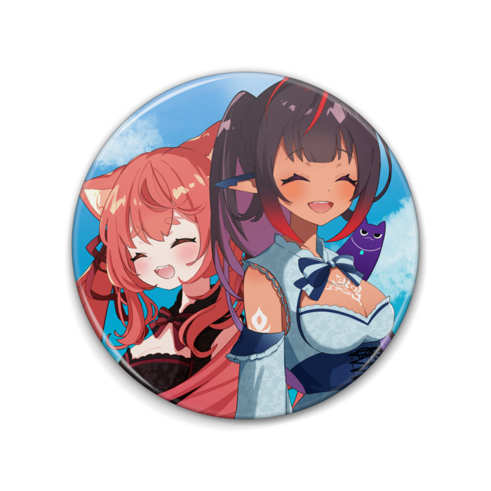 缶バッジ(スマイル) - 76mm