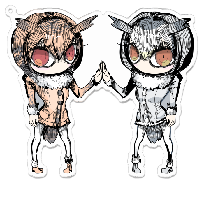 アクリルキーホルダー - 100 x 100 (mm)