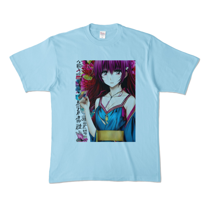 カラーTシャツ - XL - ライトブルー (淡色)