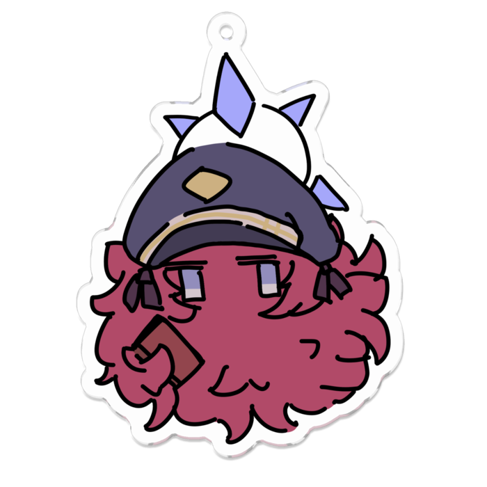 アクリルキーホルダー - 70 x 70 (mm)