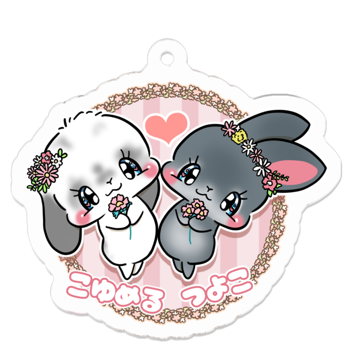 アクリルキーホルダー - 50 x 50 (mm)